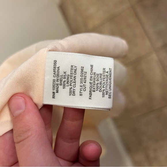 Joie Ariadna 100% Silk Drop Waist Mini Dress Size 8 Feminine Lightweight - Picture 6 of 11